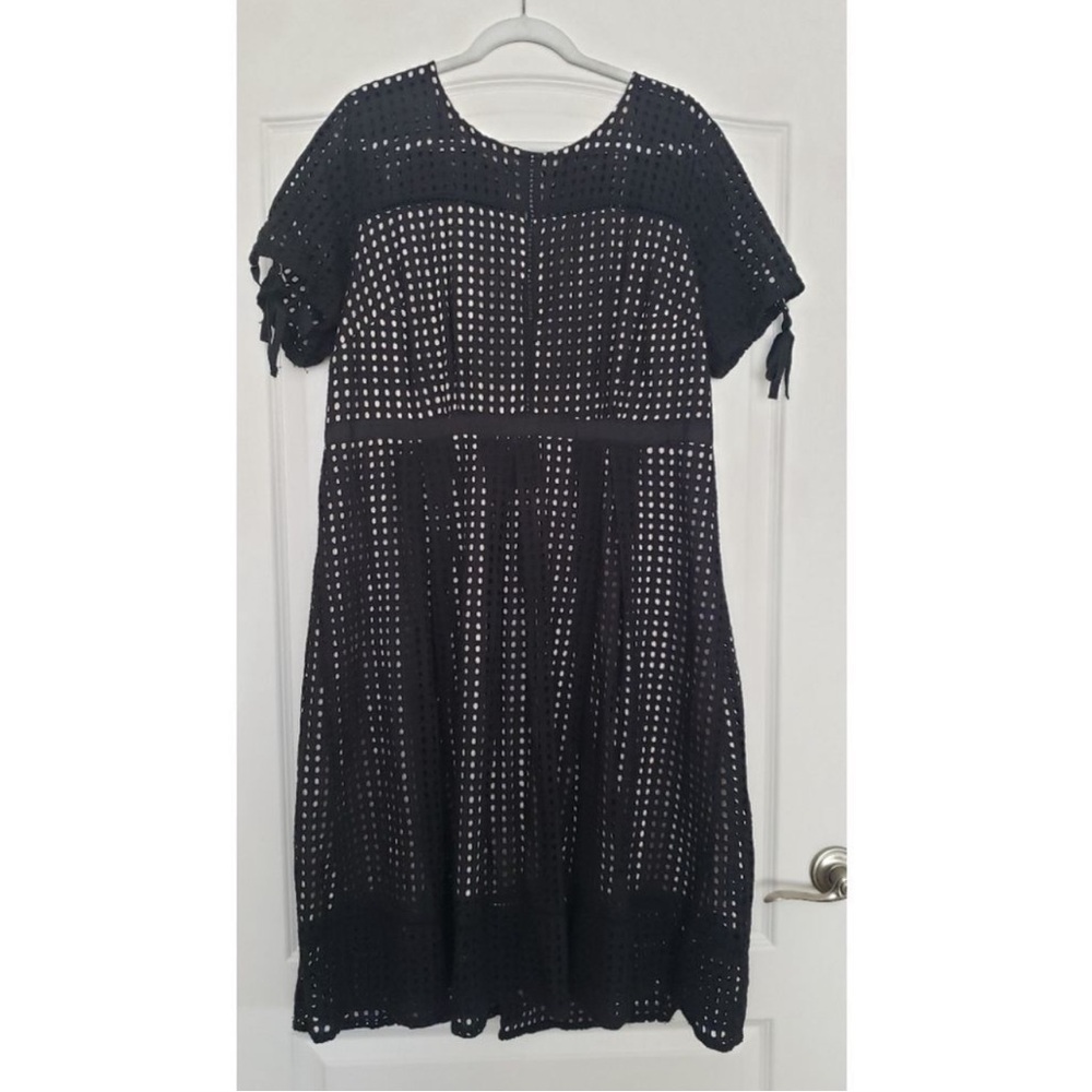 Eloquii Black Lace Dress Plus Size 18 Dark Romantic Whimsygoth Witchy Boho Party